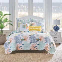 Deep Sea Multicolored Euro Sham Set - Two Euro Shams - Levtex Home -Levtex Home Shop GUEST 04966bef c695 47c9 bb6d 9e5628cb1921