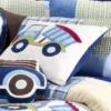 Trucks Shaped Blue Kids Decorative Pillow - Levtex Home -Levtex Home Shop GUEST 057911b5 cee7 46e2 8215 fa1059088ea0