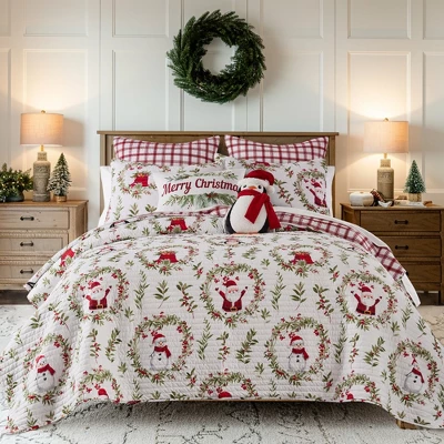 Pine & Plaid Euro Sham Set Of 2 - Levtex Home 3 Pine & Plaid Euro Sham Set Of 2 - Levtex Home