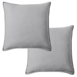 100% Linen - Square Decorative Pillow Cover Set - 2pk - Levtex Home -Levtex Home Shop GUEST 0dacafe0 8f65 4a1e 8e3d 31ca9d8799e4