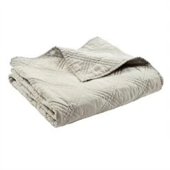 Linen Front/Cotton Back Quilted Throw - Levtex Home -Levtex Home Shop GUEST 0e336e03 a979 442c be92 feeb2538aae4