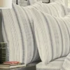 Rochelle Stripe Grey Quilted Euro Sham - 2pk - Levtex Home -Levtex Home Shop GUEST 0fd7221b c7d3 4050 b36c 6ae00af3e54b