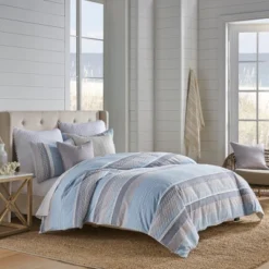 Santander Comforter Set - Blue, Grey & White - Levtex Home -Levtex Home Shop GUEST 108611a5 21ef 4131 b30f f44760b86e1a