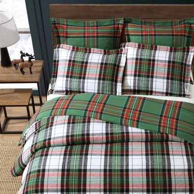 Spencer Plaid Green Euro Sham Set Of 2 - Levtex Home 3 Spencer Plaid Green Euro Sham Set Of 2 - Levtex Home
