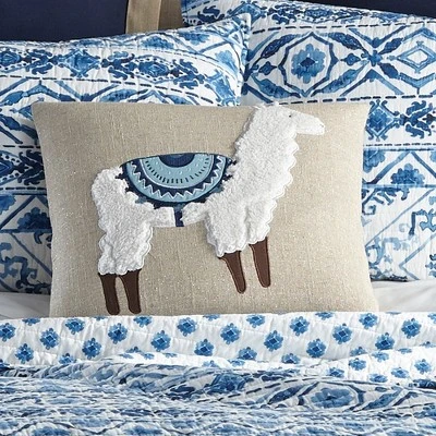 Lillian Llama Decorative Pillow - Levtex Home 3 Lillian Llama Decorative Pillow - Levtex Home
