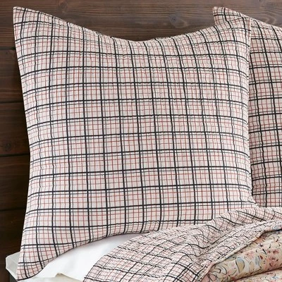 Leonora Pink Euro Sham Set - Two Euro Shams - Levtex Home 3 Leonora Pink Euro Sham Set - Two Euro Shams - Levtex Home