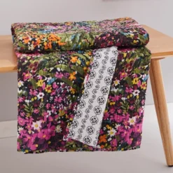 Basel Floral Quilted Throw - Levtex Home