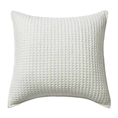 Mills Waffle Square Decorative Pillow - Levtex Home 8 Mills Waffle Square Decorative Pillow - Levtex Home - Image 6