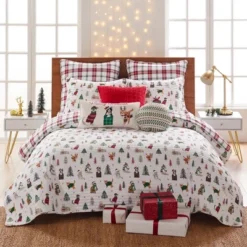 Meowy Christmas Euro Sham Set Of 2 - Levtex Home -Levtex Home Shop GUEST 4809dccd 78cb 4ae6 8166 caf7be900a8b