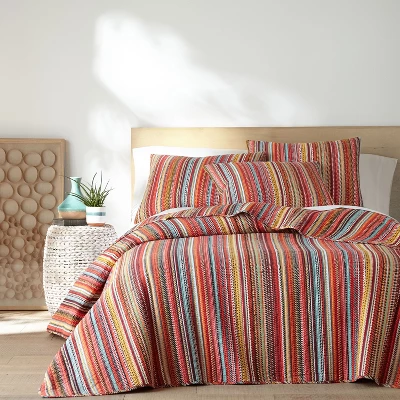 Uluru Stripe Quilt And Pillow Sham Set - Levtex Home 9 Uluru Stripe Quilt And Pillow Sham Set - Levtex Home - Image 7