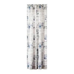 Beach Life Lined Curtain Panel With Rod Pocket - Levtex Home