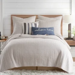 Tobago Stripe Taupe Euro Sham Set - Two Euro Shams - Levtex Home -Levtex Home Shop GUEST 656191bb 188d 4cb2 bda8 d888042bec18