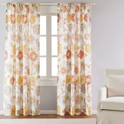 Ashbury Spring Floral Lined Curtain Panel With Rod Pocket - Levtex Home -Levtex Home Shop GUEST 66c62d71 a36c 463c 961f 78484bbb00f1