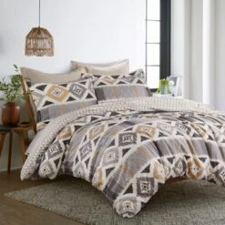 Santa Fe Duvet Set - Grey, Cream & Tan - Levtex Home -Levtex Home Shop GUEST 777d9b28 b251 4574 ac68 2c9e3d188885