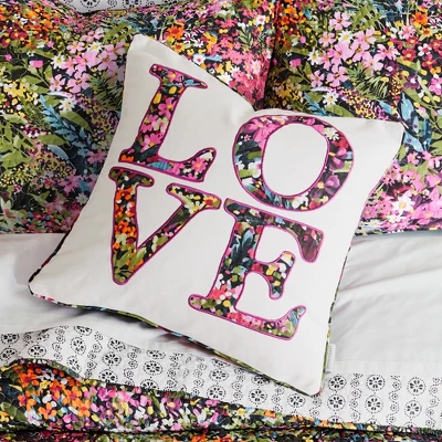 Basel Love Decorative Pillow - Levtex Home 5 Basel Love Decorative Pillow - Levtex Home - Image 3