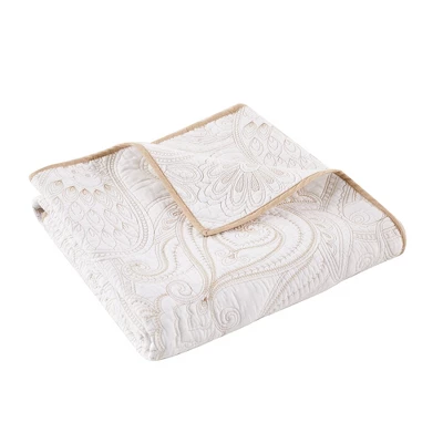 Perla White Quilted Throw - Levtex Home 5 Perla White Quilted Throw - Levtex Home - Image 3