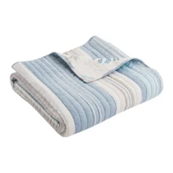 Ipanema Coastal Stripe Quilted Throw - Levtex Home -Levtex Home Shop GUEST a0630707 7c23 4882 92c7 ba7a3a16f2b2