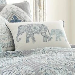 Tania Elephants Decorative Pillow - Levtex Home