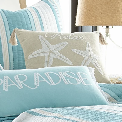 San Sebastian Relax Starfish Decorative Pillow - Levtex Home 3 San Sebastian Relax Starfish Decorative Pillow - Levtex Home