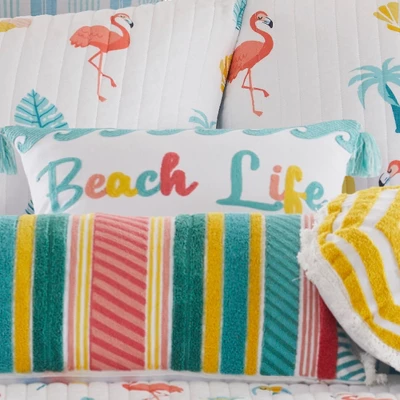 Summertime Beach Life Pillow- Levtex Home 4 Summertime Beach Life Pillow- Levtex Home - Image 2