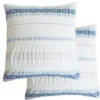 Pickford Blue Euro Sham Set Of 2 - Levtex Home