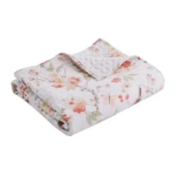 Pippa Floral Quilted Throw - Levtex Home -Levtex Home Shop GUEST c4cd461a 1ec8 4fe3 bf83 364f38a36873