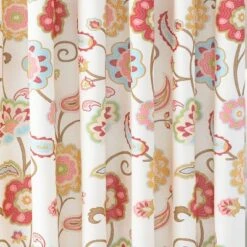 Ashbury Spring Floral Lined Shower Curtain With Grommets - Levtex Home -Levtex Home Shop GUEST c79edc94 b52a 475a 9289 20228acf6cbd