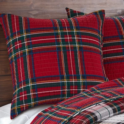 Spencer Holiday Euro Sham Set - Two Euro Shams - Levtex Home 3 Spencer Holiday Euro Sham Set - Two Euro Shams - Levtex Home