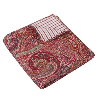Spruce Red Quilted Throw - Levtex Home 3 Spruce Red Quilted Throw - Levtex Home