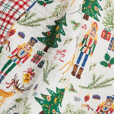 Nutcracker Quilted Throw - Levtex Home 7 Nutcracker Quilted Throw - Levtex Home - Image 5