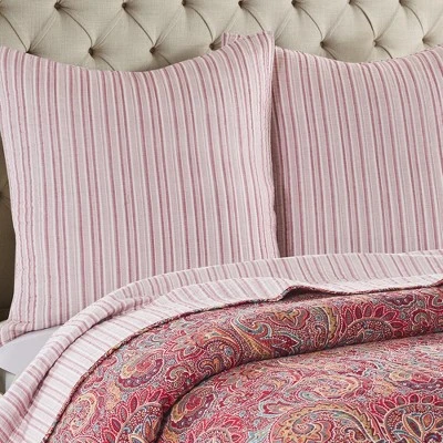 Kimpton Red Euro Set - Two Euro Shams - Levtex Home 3 Kimpton Red Euro Set - Two Euro Shams - Levtex Home