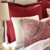 Spruce Red Euro Shams - Set Of 2 - Levtex Home -Levtex Home Shop GUEST e737f8e7 98e9 4441 86a1 dc6f9142ce9b