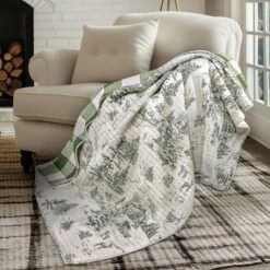 Winter Sleigh Ride Quilted Throw - Levtex Home
