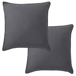100% Linen - Square Decorative Pillow Cover Set - 2pk - Levtex Home -Levtex Home Shop GUEST eb749c56 7362 4acf 9a65 265c5cca6f0f