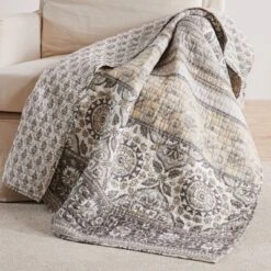 Lirelle Quilted Throw - Levtex Home