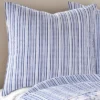 Avellino Blue Quilted Euro Sham - 2pk - Levtex Home