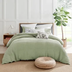 Mills Waffle Desert Sage Full/Queen Duvet Set - Levtex Home -Levtex Home Shop GUEST f5ac2aad ab4e 4be4 8dc4 81c4eb280aa2