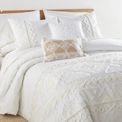 Harleson - Duvet Cover Set - Cream & White - Levtex Home 3 Harleson - Duvet Cover Set - Cream & White - Levtex Home